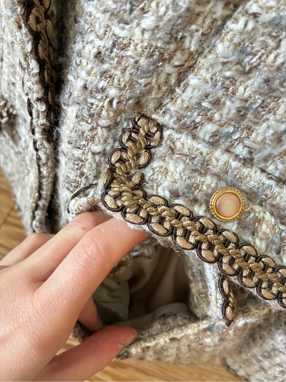 UNIQUE Vintage tweed jacket - Picture 8 of 11